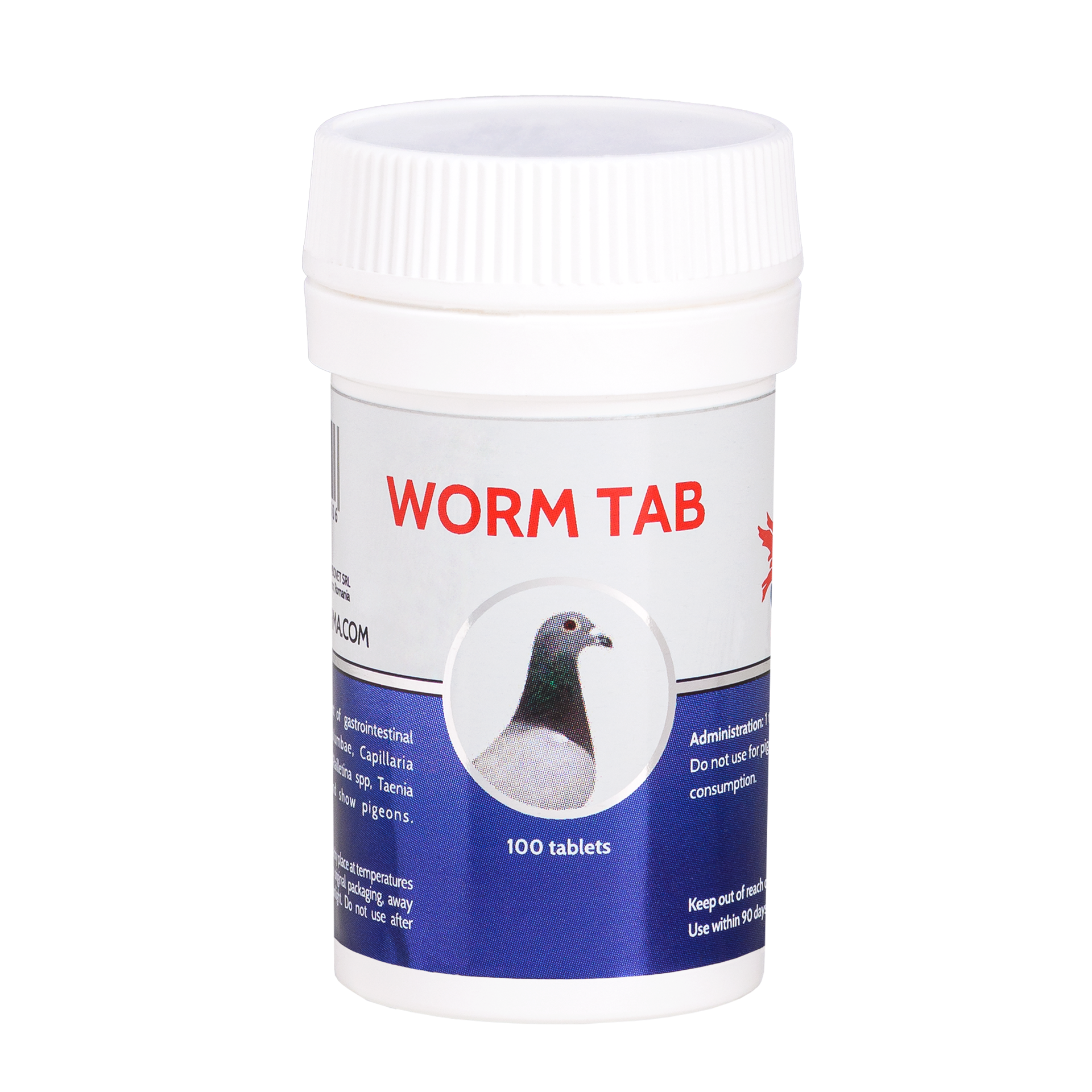 WORM TAB 100 Tablets for Poultry Deworming & Parasite Control