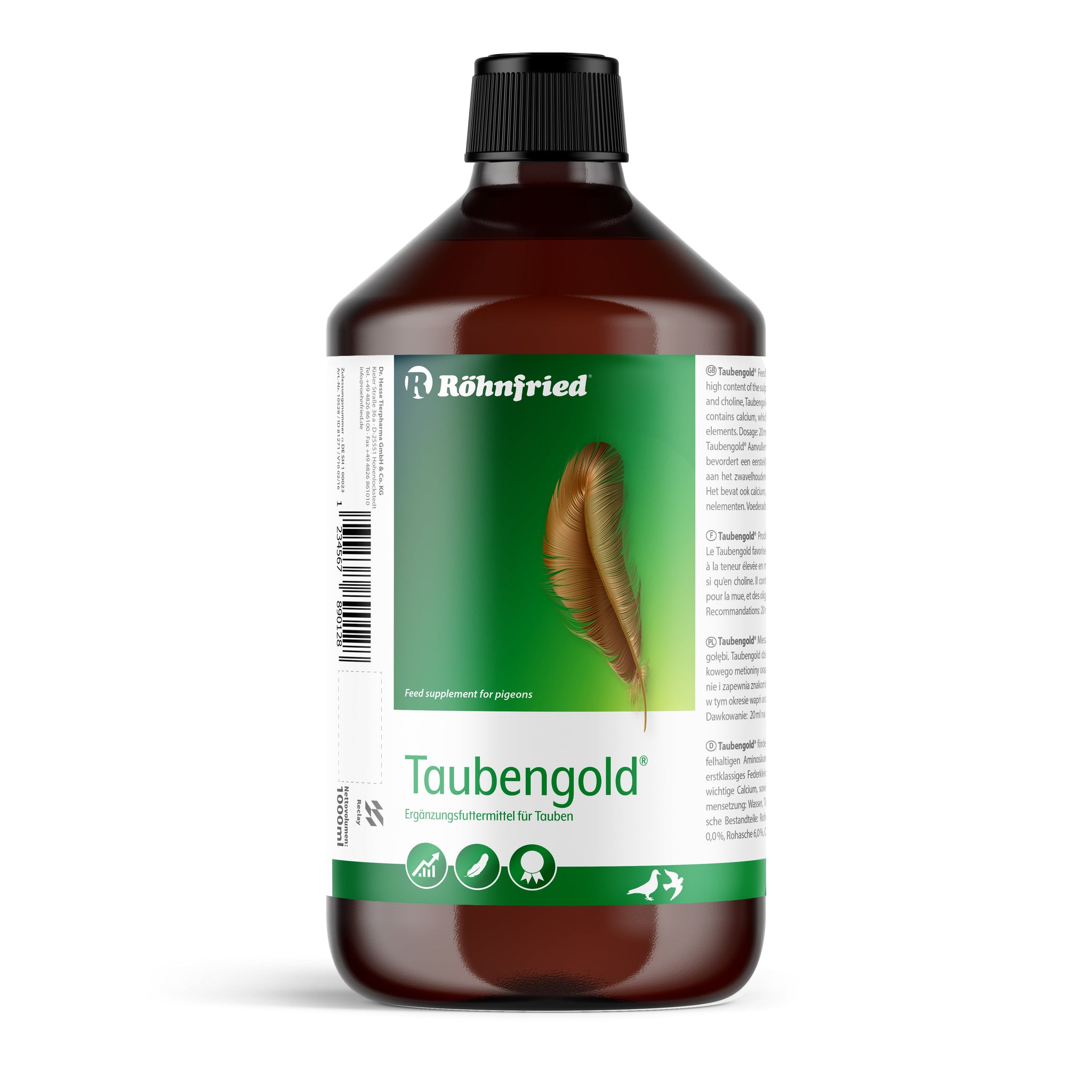 Taubengold for Pigeon Health, Vitality & Performance Support