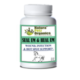 Seal Em & Heal Em Capsules Equine- Wound, Infection Ulcer Bite Bleeding & Hot Spot Support*