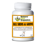 All Shins & Grins Capsules - Antioxidant Super Food Bone, Eye, Teeth & Skin Support Dog & Cat*