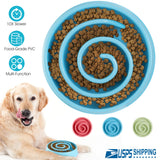 Slow Feeder Healthy Dog Bowl Happy Hunting Fun