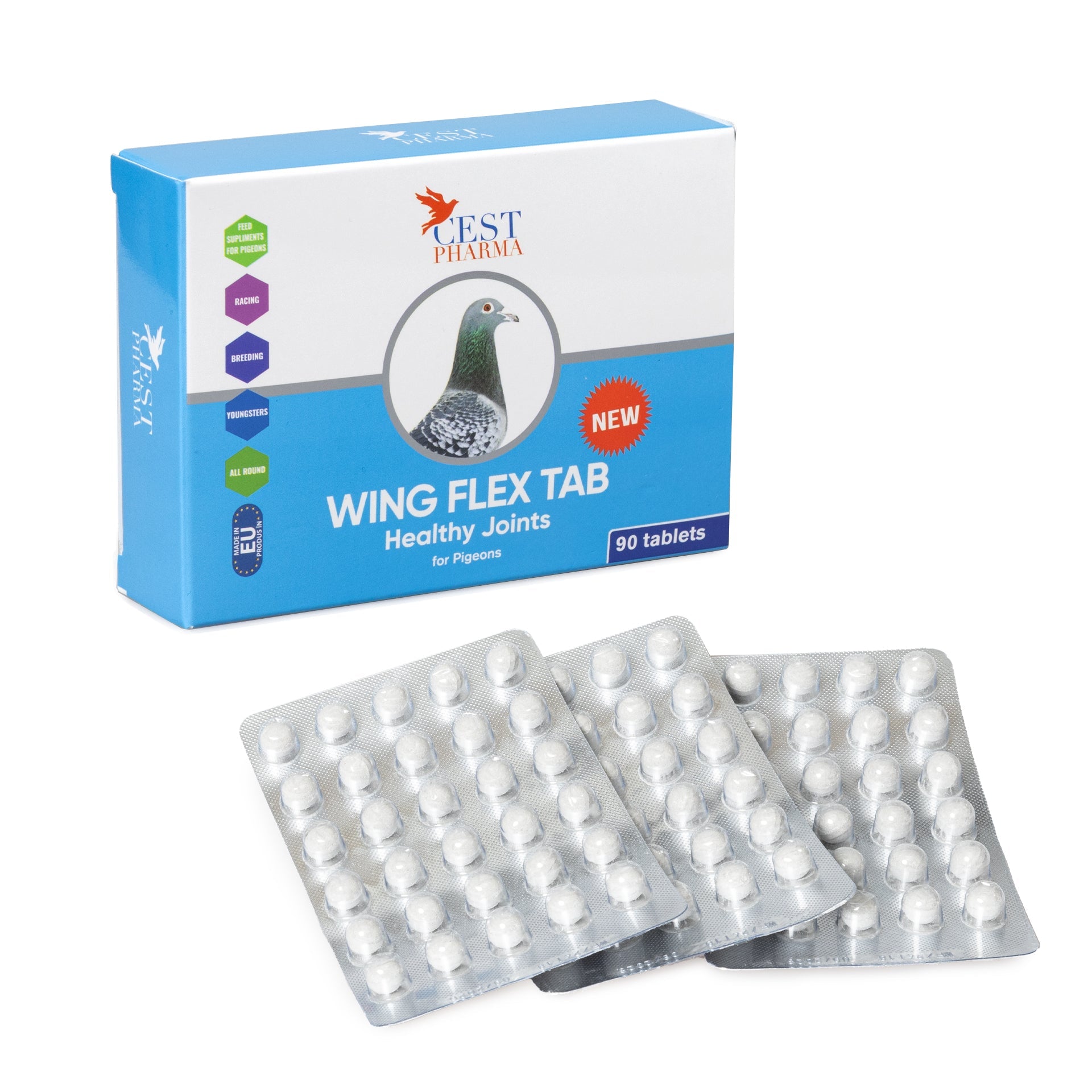 Wing Flex for Pigeons Joint, Bone Health & Mobility Support