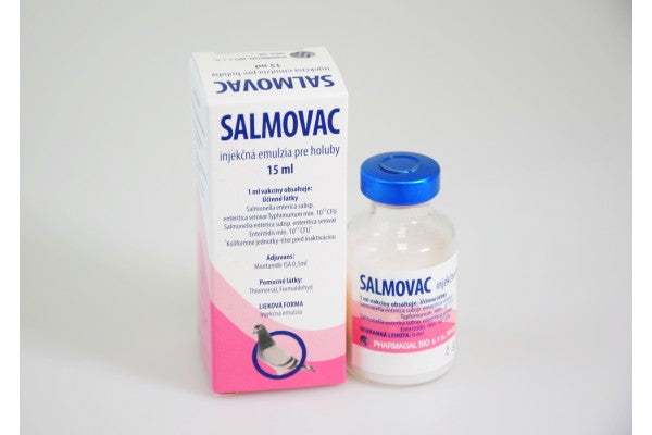 Pigeon Salmonella Vaccine — Inactivated Vaccine Against S. Typhimurium & S. Enteritidis (Paratyphus)